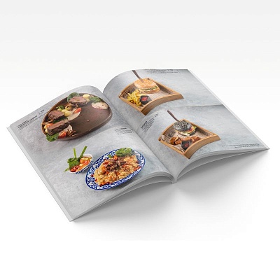 Меню бумажное с ламинацией Family Kitchen