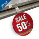 Воблеры " SALE 50%" рекламные - 20 шт.