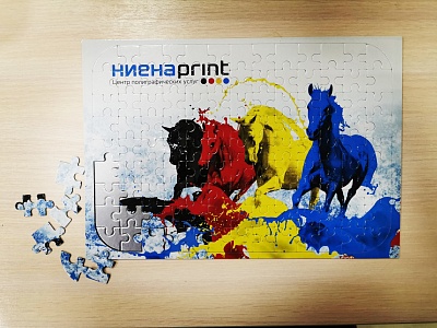 Пазл с вашим изображением А4 (120 эл.)